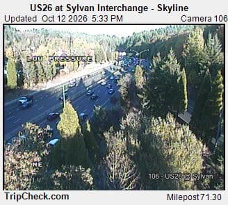 US26 at Sylvan Interchange - Skyline