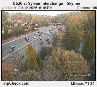 US26 at Sylvan Interchange - Skyline