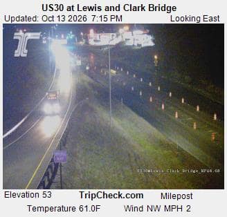US30 at Lewis and Clark Bridge