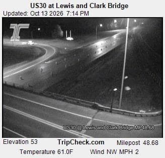 US30 at Lewis and Clark Bridge