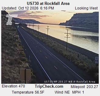 US730 at Rockfall Area