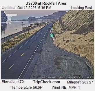 US730 at Rockfall Area