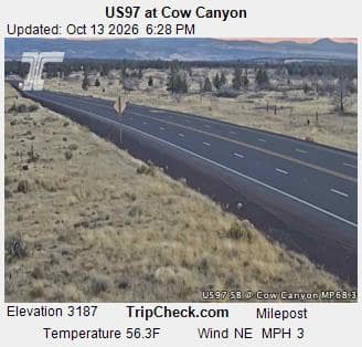 US97 at Cow Canyon