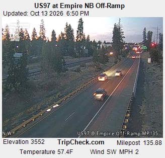 US97 at Empire NB Off-Ramp