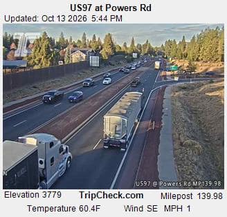 US97 at Powers Rd