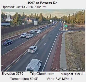 US97 at Powers Rd