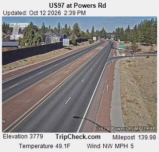 US97 at Powers Rd