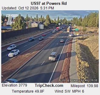 US97 at Powers Rd