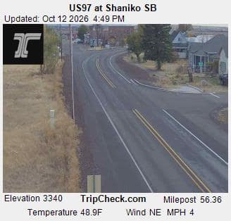 US97 at Shaniko SB