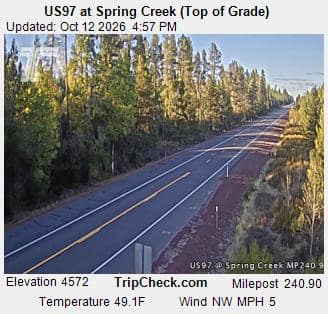 US97 at Spring Creek (Top of Grade)