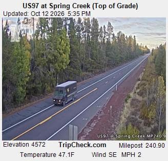 US97 at Spring Creek (Top of Grade)
