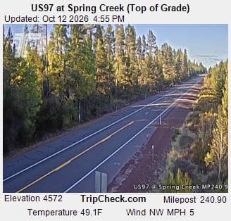 US97 at Spring Creek (Top of Grade)