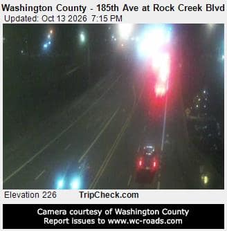 Washington County - 185th Ave at Rock Creek Blvd