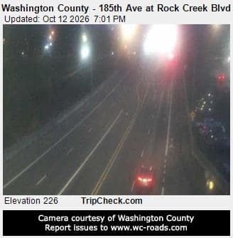 Washington County - 185th Ave at Rock Creek Blvd