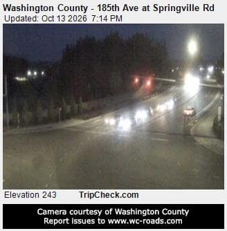 Washington County - 185th Ave at Springville Rd