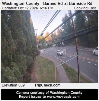 Washington County - Barnes Rd at Burnside Rd