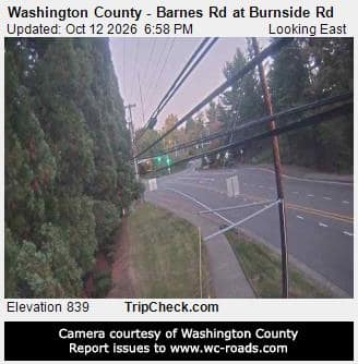 Washington County - Barnes Rd at Burnside Rd