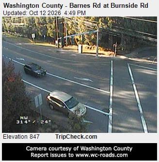 Washington County - Barnes Rd at Burnside Rd