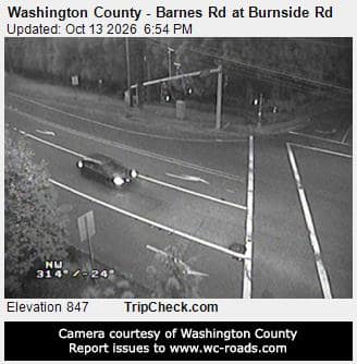 Washington County - Barnes Rd at Burnside Rd