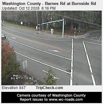 Washington County - Barnes Rd at Burnside Rd
