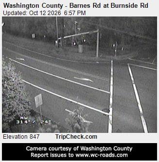 Washington County - Barnes Rd at Burnside Rd