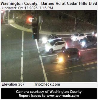 Washington County - Barnes Rd at Cedar Hills Blvd