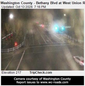 Washington County - Bethany Blvd at West Union Rd