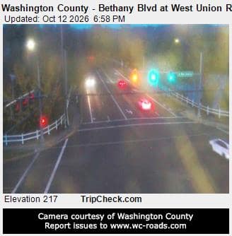 Washington County - Bethany Blvd at West Union Rd