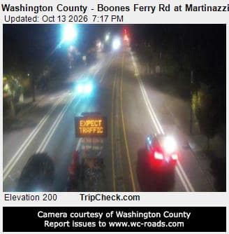Washington County - Boones Ferry Rd at Martinazzi Ave