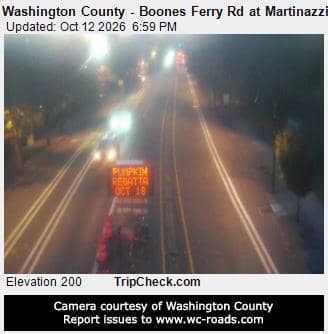 Washington County - Boones Ferry Rd at Martinazzi Ave