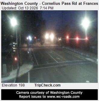 Washington County - Cornelius Pass Rd at Frances St