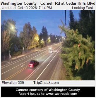 Washington County - Cornell Rd at Cedar Hills Blvd