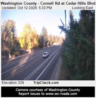 Washington County - Cornell Rd at Cedar Hills Blvd