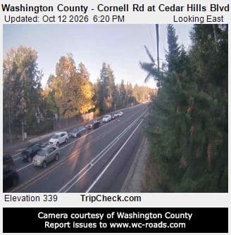 Washington County - Cornell Rd at Cedar Hills Blvd
