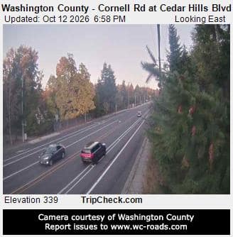 Washington County - Cornell Rd at Cedar Hills Blvd