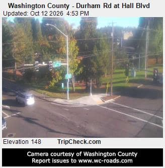 Washington County - Durham Rd at Hall Blvd