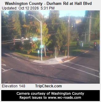 Washington County - Durham Rd at Hall Blvd