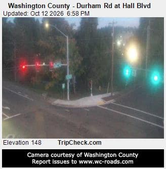 Washington County - Durham Rd at Hall Blvd