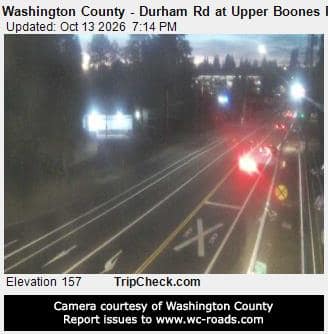 Washington County - Durham Rd at Upper Boones Ferry Rd
