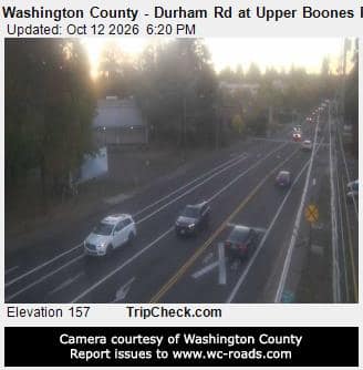 Washington County - Durham Rd at Upper Boones Ferry Rd