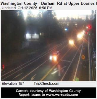 Washington County - Durham Rd at Upper Boones Ferry Rd