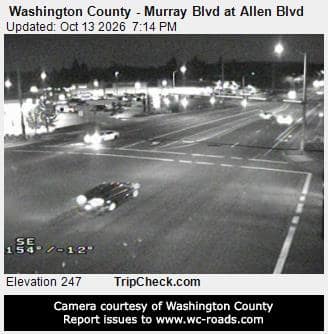 Washington County - Murray Blvd at Allen Blvd