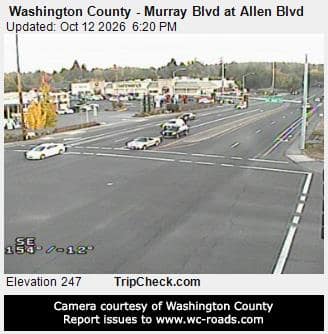 Washington County - Murray Blvd at Allen Blvd