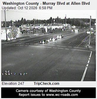 Washington County - Murray Blvd at Allen Blvd
