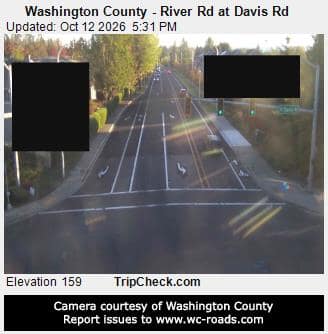 Washington County - River Rd at Davis Rd