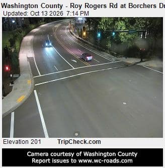 Washington County - Roy Rogers Rd at Borchers Dr