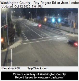 Washington County - Roy Rogers Rd at Jean Louise Rd