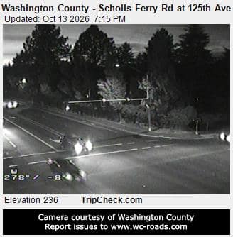 Washington County - Scholls Ferry Rd at 125th Ave