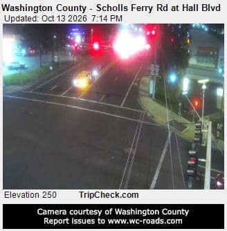 Washington County - Scholls Ferry Rd at Hall Blvd