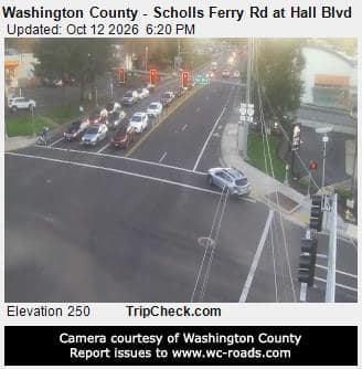 Washington County - Scholls Ferry Rd at Hall Blvd